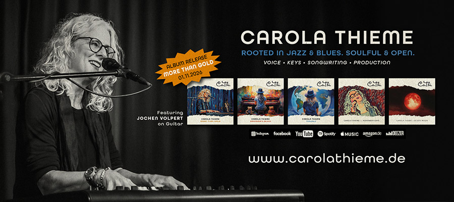 Carola Thieme  - Blues und Jazz Singer Songwriterin aus Deutschland